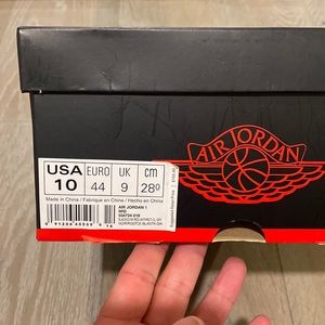 Nike Air Jordan Mid Black Gym Red 554724-018 2013 Size10